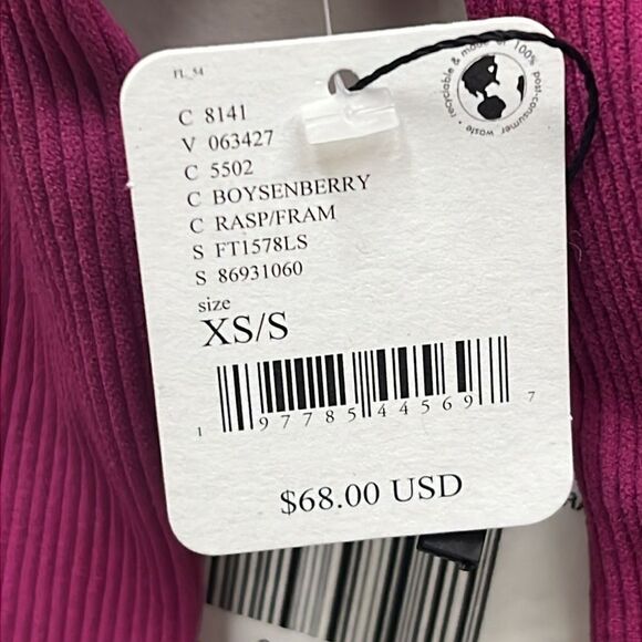 Free People Meg Seamless V-Neck Long-Sleeve Bodysuit XS/S - Picture 4 of 5